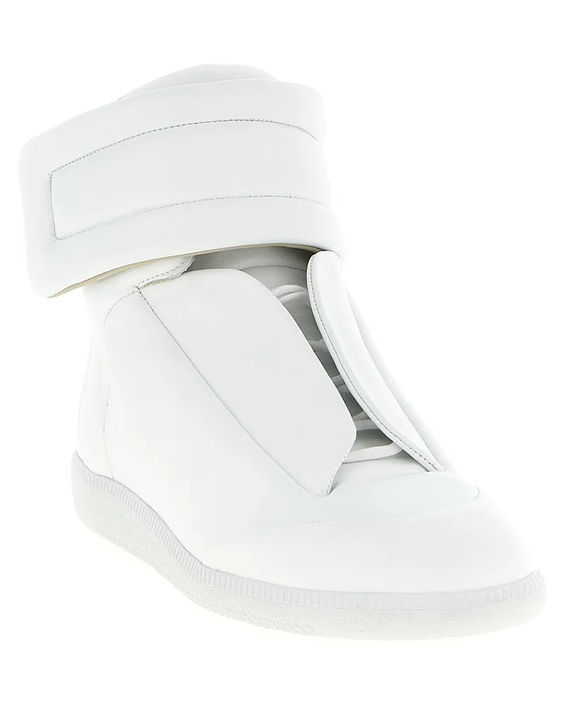 Maison Margiela High Top Sneaker — White White