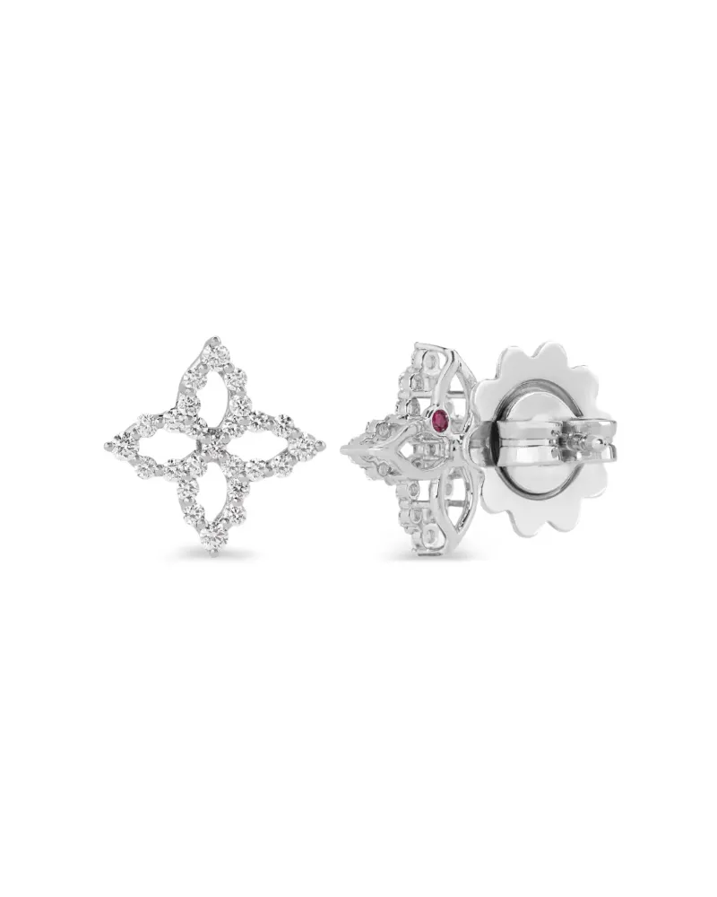 Roberto Coin Women's 18kt White Gold Diamonds Earrings Ss26 W White