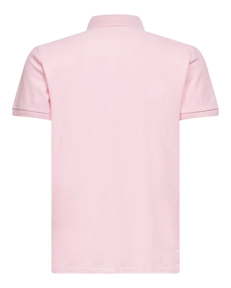Ralph Lauren Embroidered Polo Bear Polo — Pink Pink