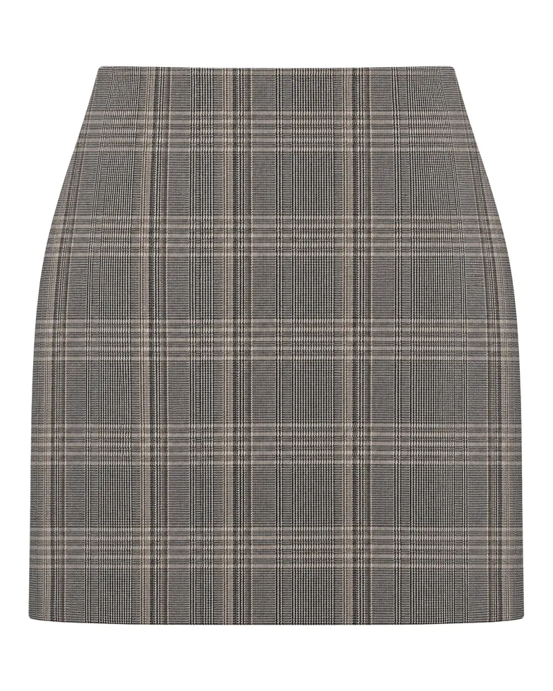 Patrizia Pepe Prince of Wales Check Skirt — Brown Brown