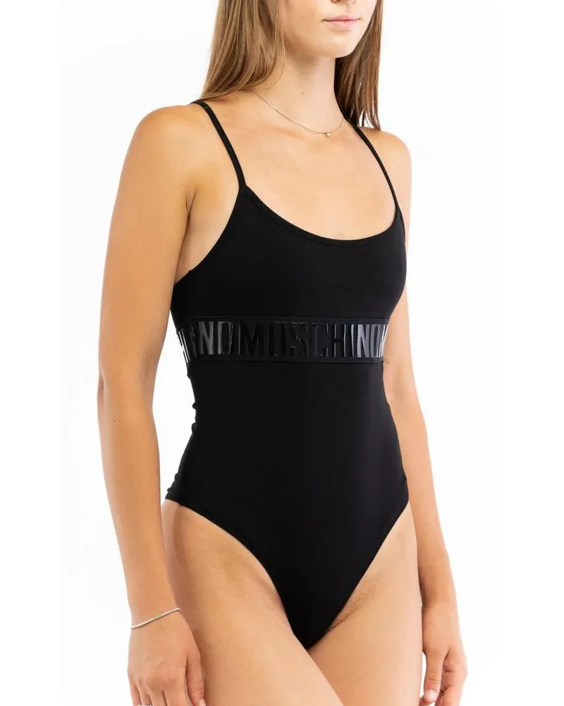 Moschino Women Black Cotton Bodysuit Clothing Black