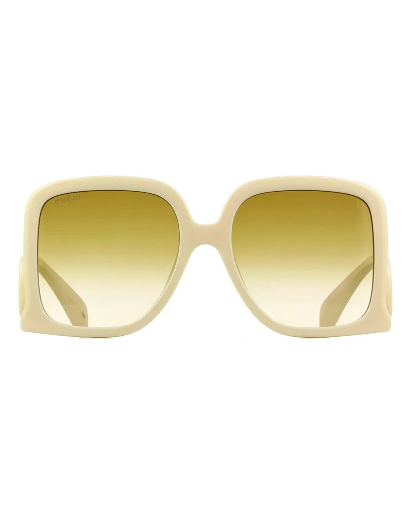 Gucci Women's , Frame And Lens White Sunglasses White