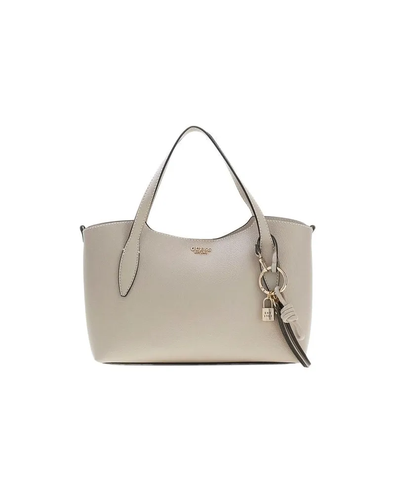 Guess Women's Satchel Bag Light Taupe Polyurethane - Satchel-Bags Beige