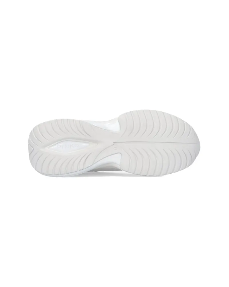 Pinko Women's Sneakers White-Silver Footwear Sports White