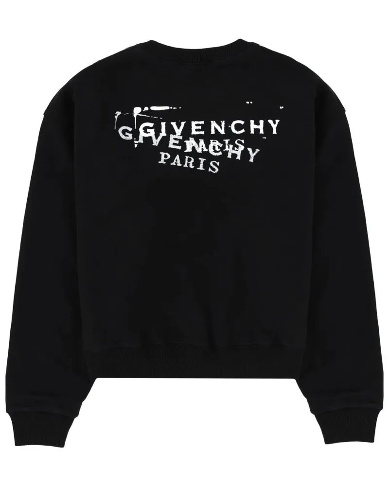 Givenchy Printed Cotton Sweatshirt — Black Black