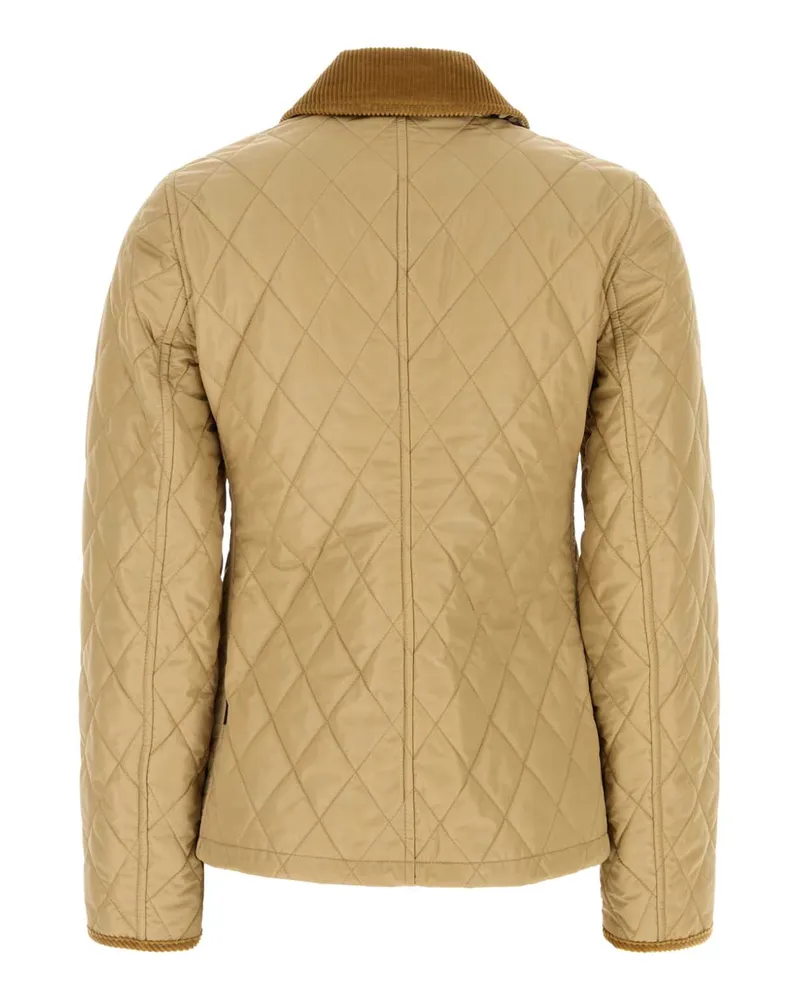 Burberry Quilted Nylon Jacket — Beige Beige