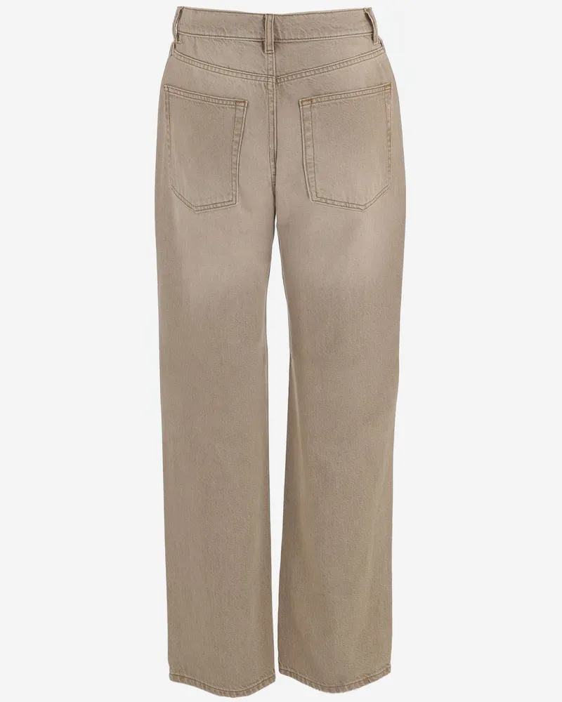By Malene Birger Women's Jeans Beige Cotton Beige