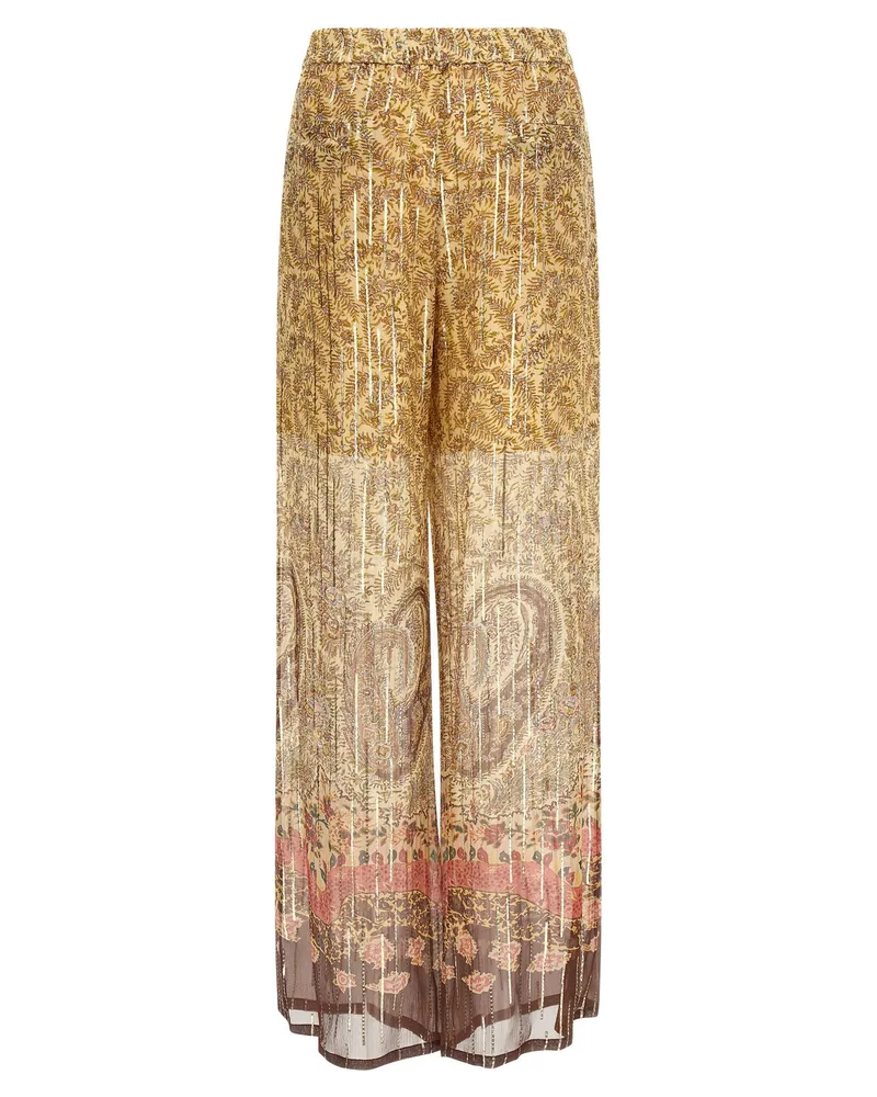 Valentino Garavani Trousers — Gold Gold