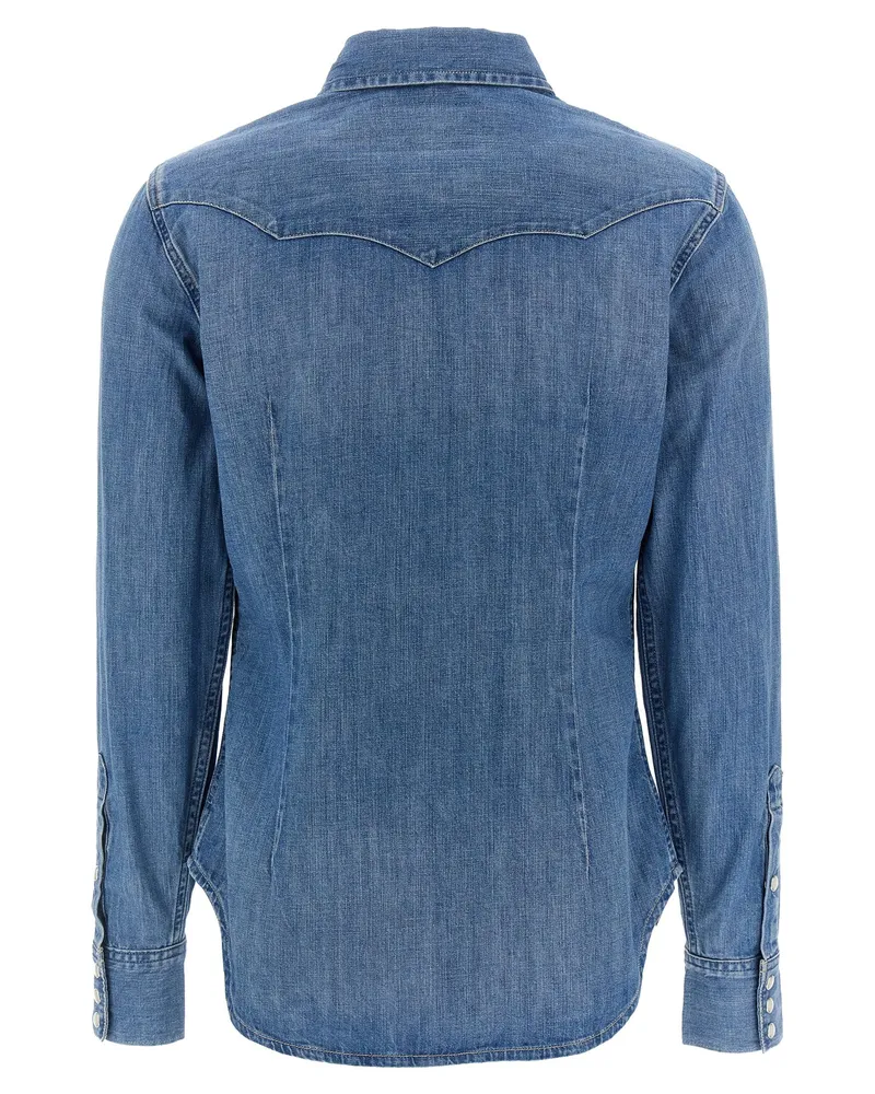 Ralph Lauren Denim Shirt — Blue Blue