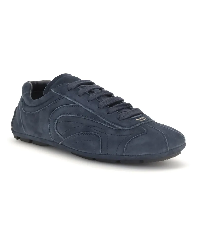 Prada Men's Sneakers Montecarlo Re-Edition Blue Trainers Blue