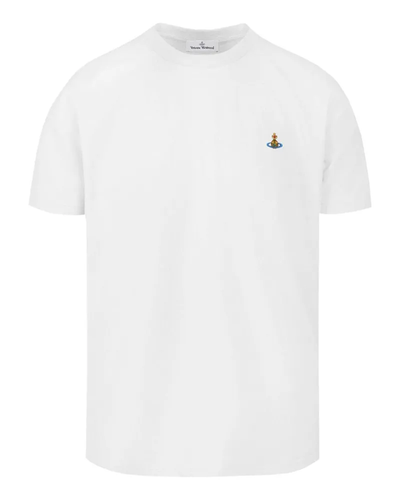 Vivienne Westwood Orb Logo Cotton T-Shirt — White White