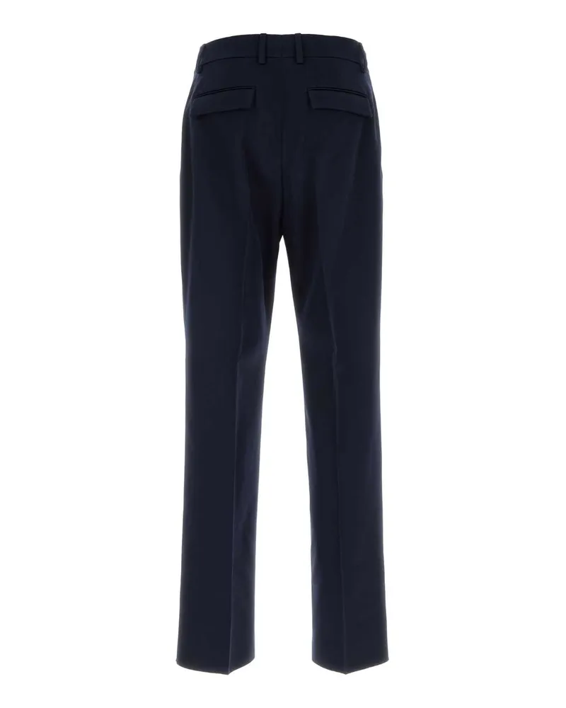 Ferragamo Wool Trousers — Navy Navy