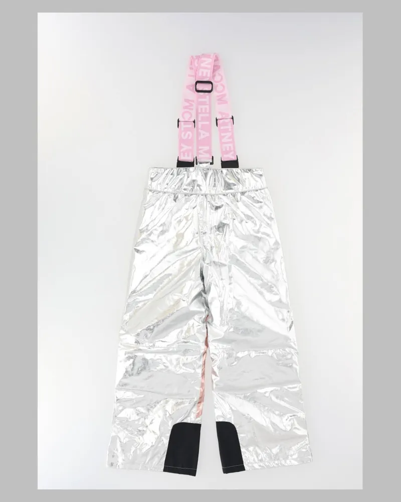 Stella McCartney Water-Resistant Technical Fabric Snow Trousers — Gray Gray