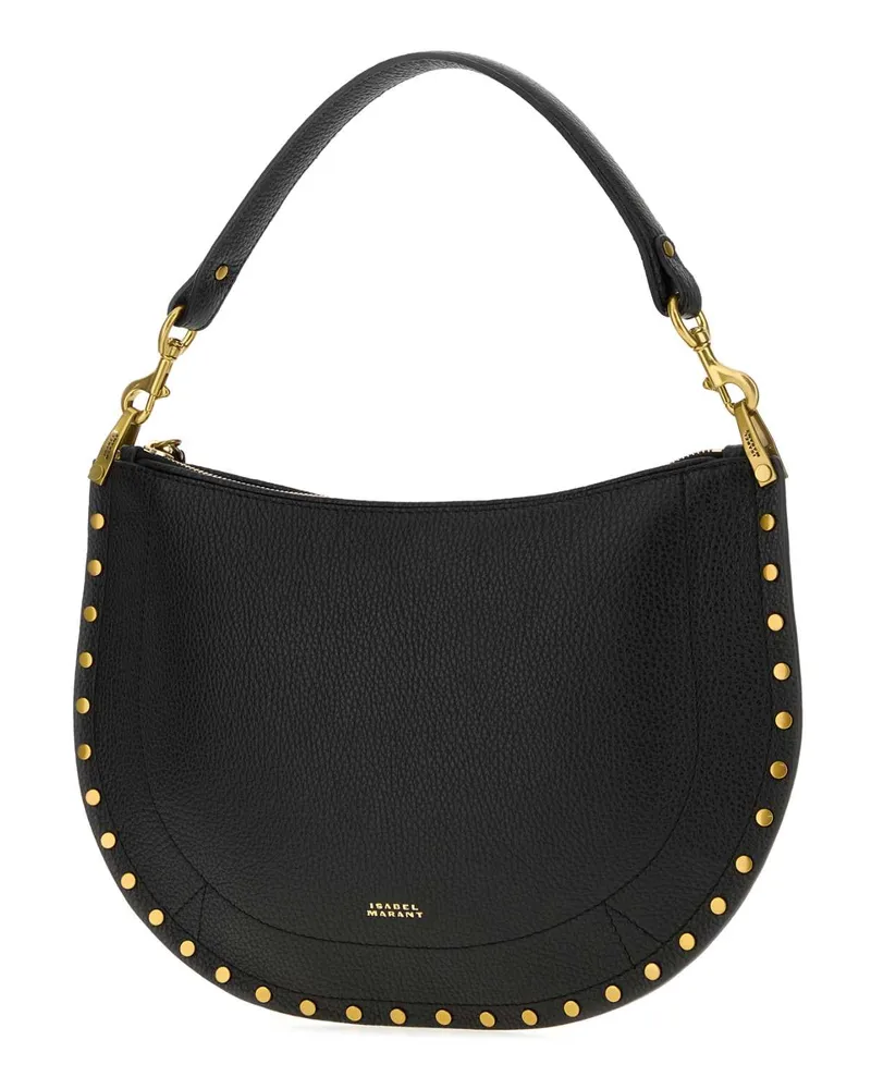 Isabel Marant Women's Black Leather Oskan Shoulder Bag Borse A Mano Black