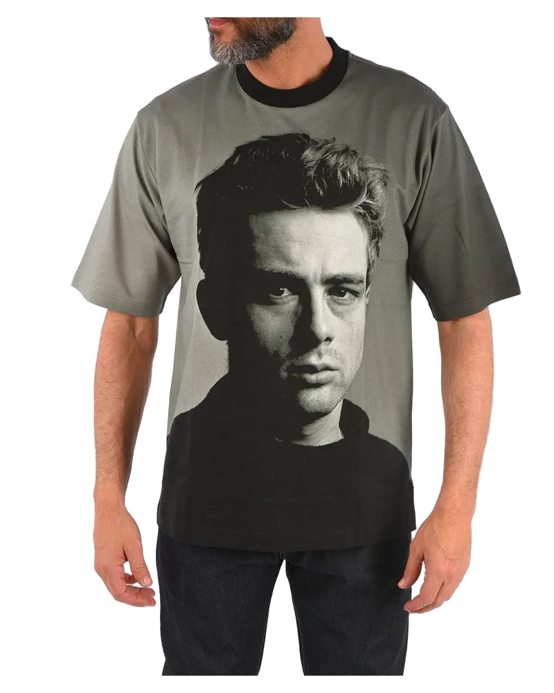 Dolce & Gabbana Photographic Print T-Shirt — Gray Gray