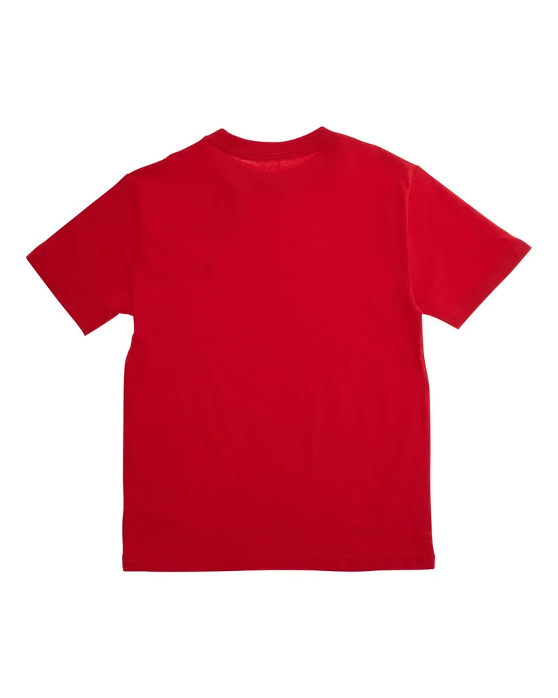 Ralph Lauren Logo-Embroidered Cotton T-Shirt — Red Red