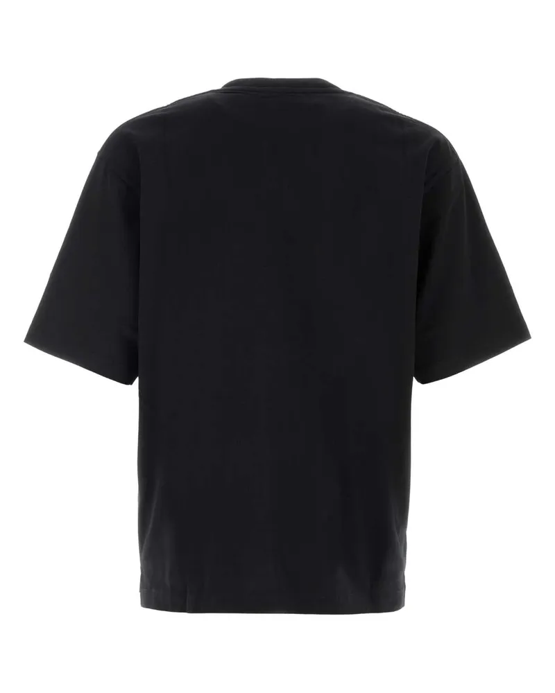Dsquared2 Men Black Cotton Oversize T-Shirt Exterior Exterior: T-shirts And Polos Black