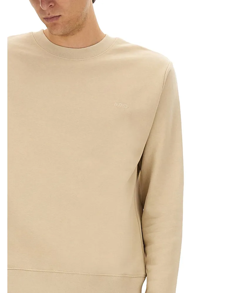 A.P.C. Standard Sweatshirt — Beige Beige