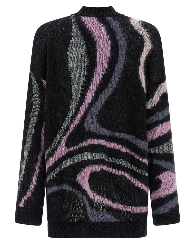 Emilio Pucci Marmo Cardigan — Black Black