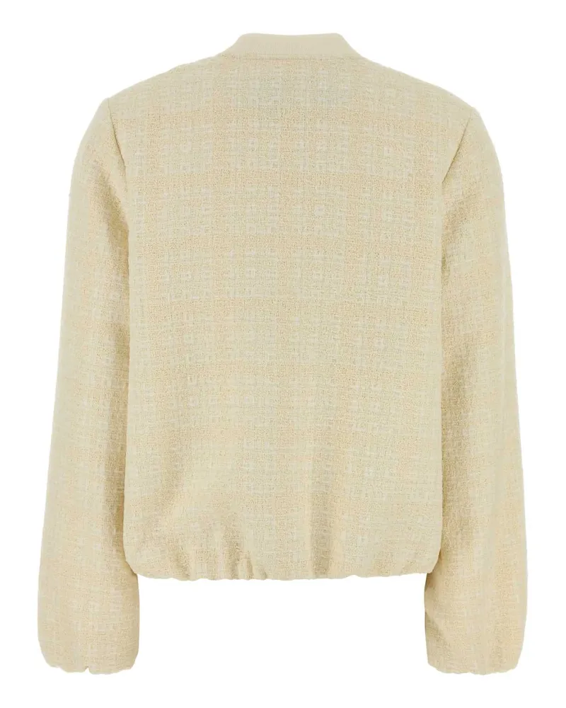 Gucci Women's Ivory Tweed Jacket Beigewhite Giubbini Beige