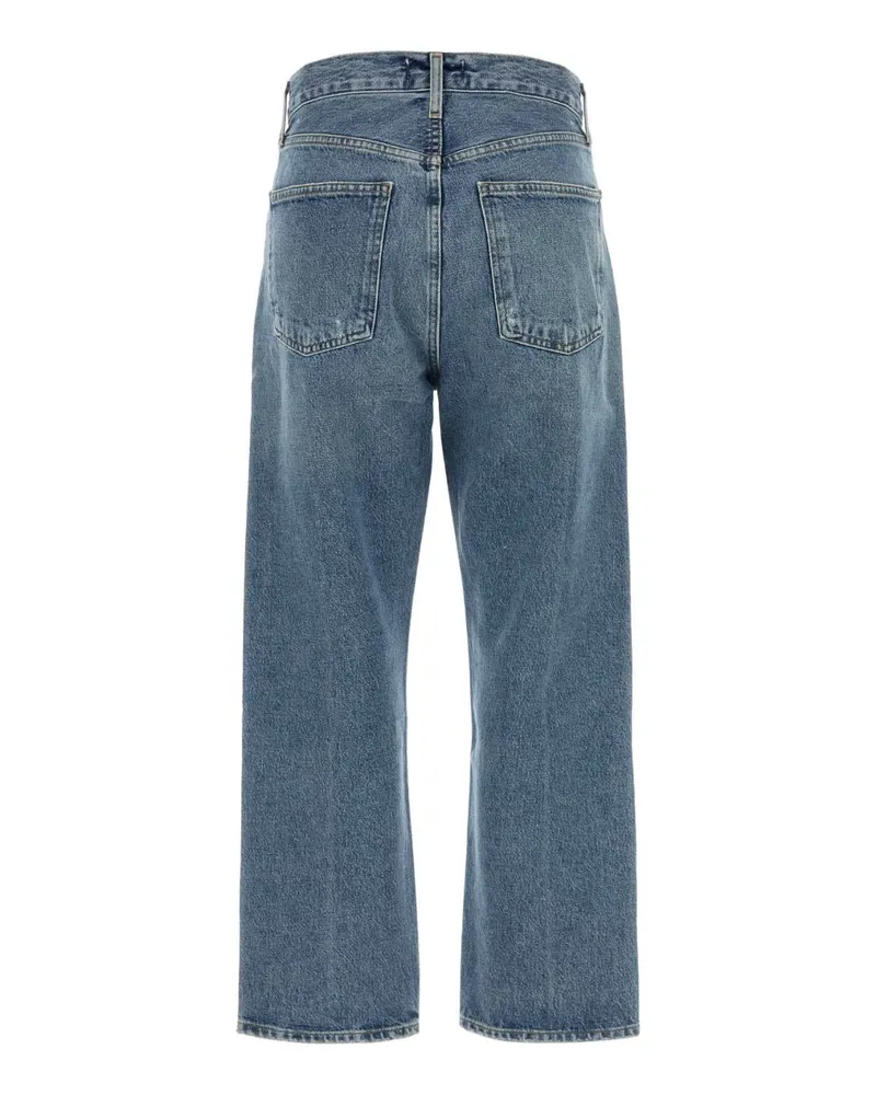 AGOLDE Women's Denim Jeans Vaultmdwornind Regenerative Cotton Blue