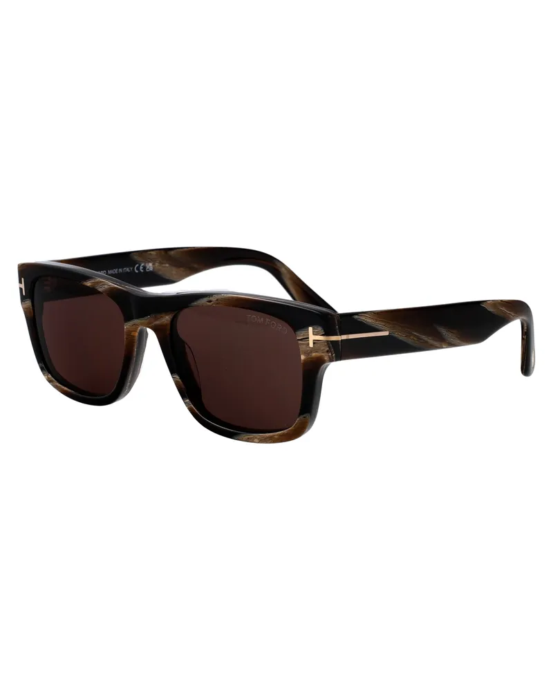Tom Ford Men's Sunglasses Smith-02 Multicolour Acetate Brown