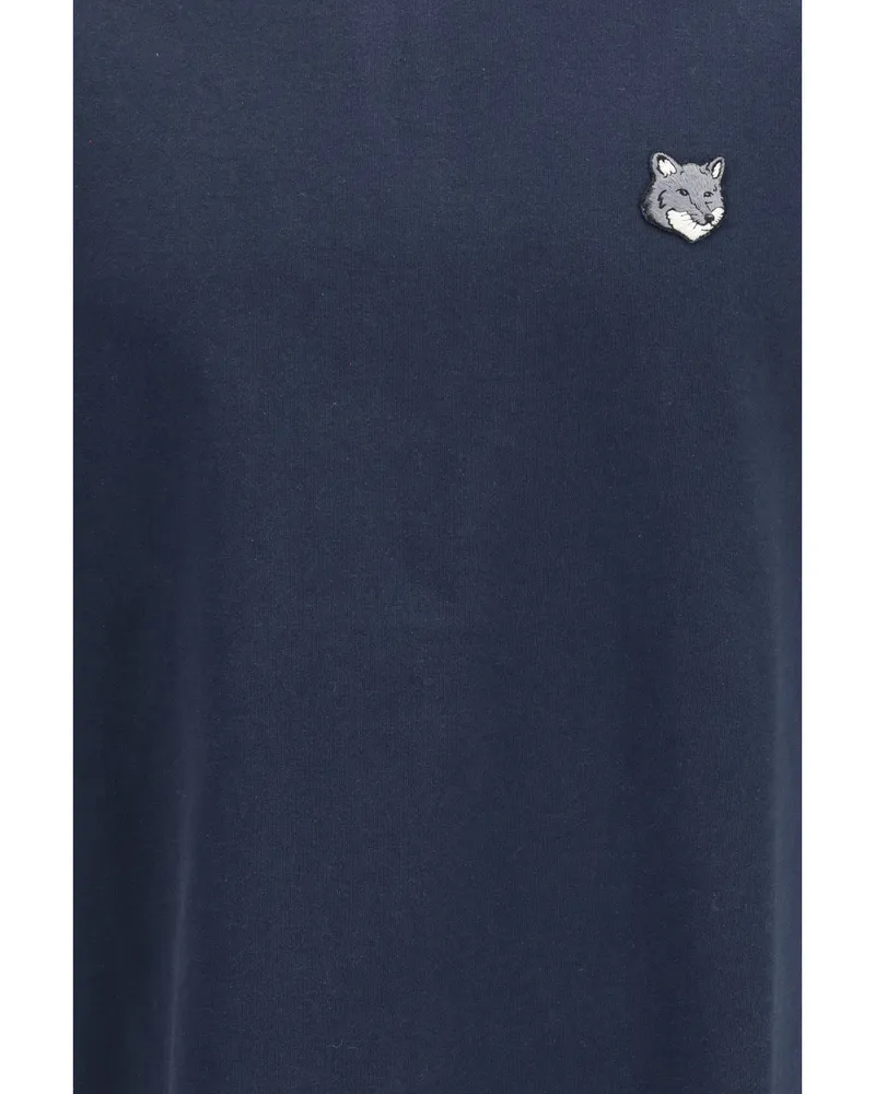 Kitsuné Fox Head Comfort T-Shirt — Navy Navy