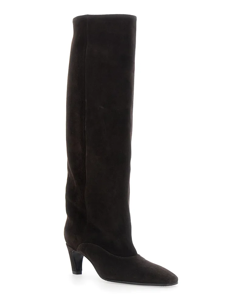Strategia / JFK Women's Boots Amber Brown Leather Brown