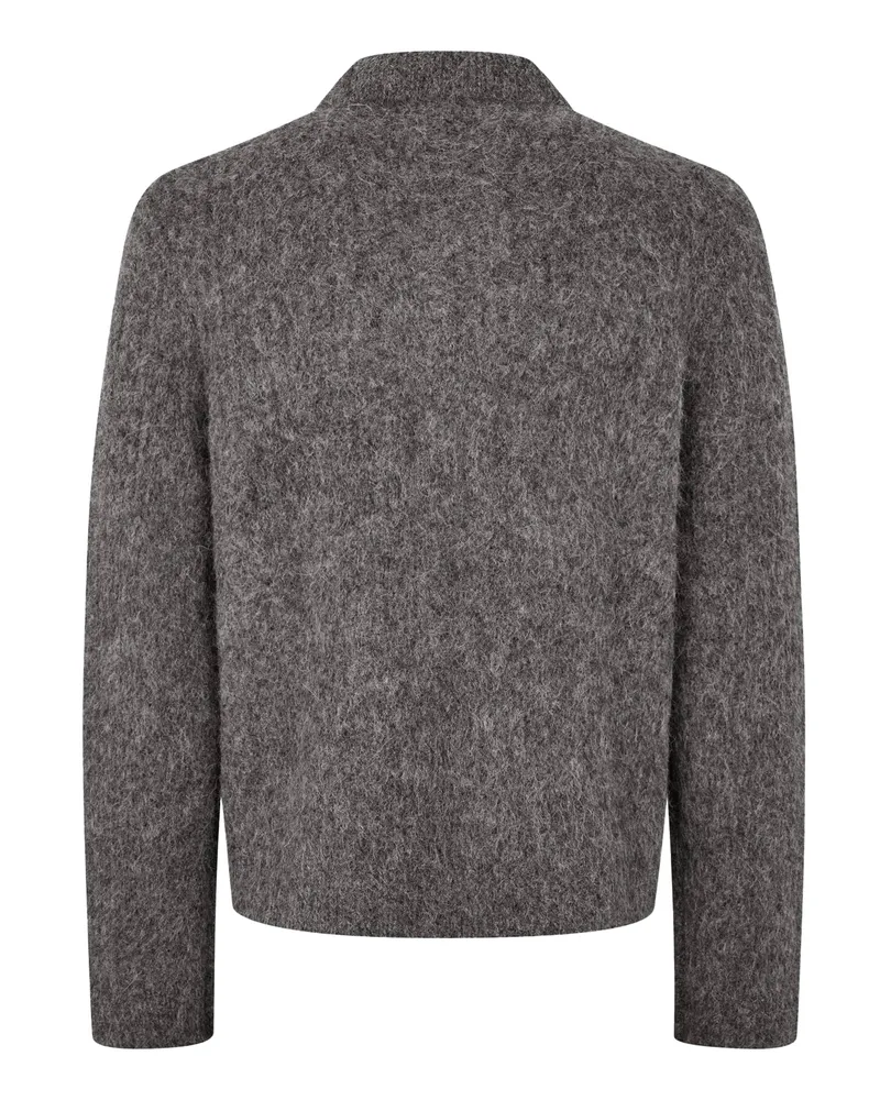 Samsøe & Samsøe Sajob Zip Cardigan — Gray Gray