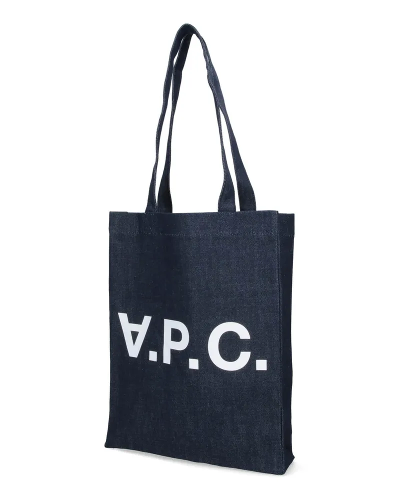 A.P.C. Women's  Bags Blue Cotton Navy