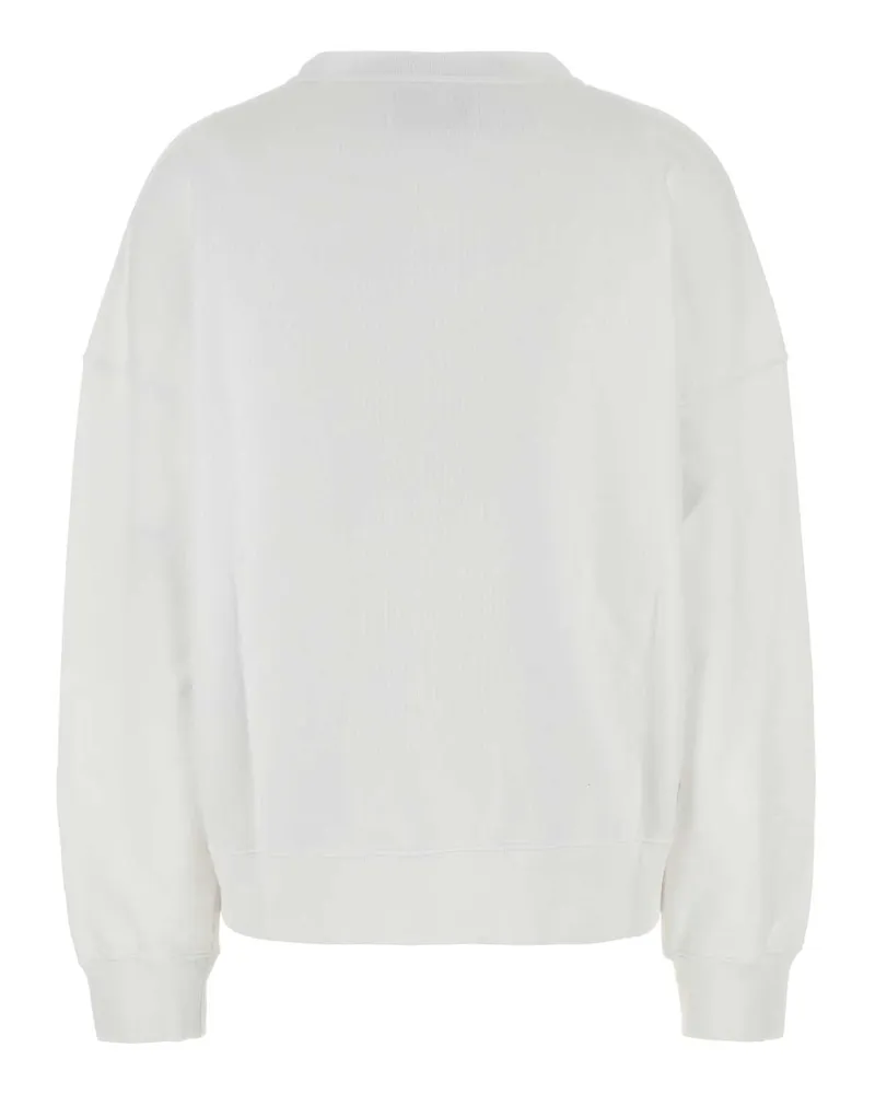 Golden Goose Logo-Embellished Cotton Sweatshirt — White White