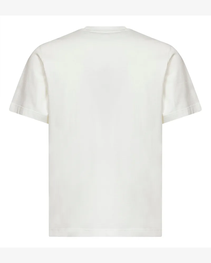 Burberry Men's T-Shirt Chalk White Cotton T-Shirts And Polos White