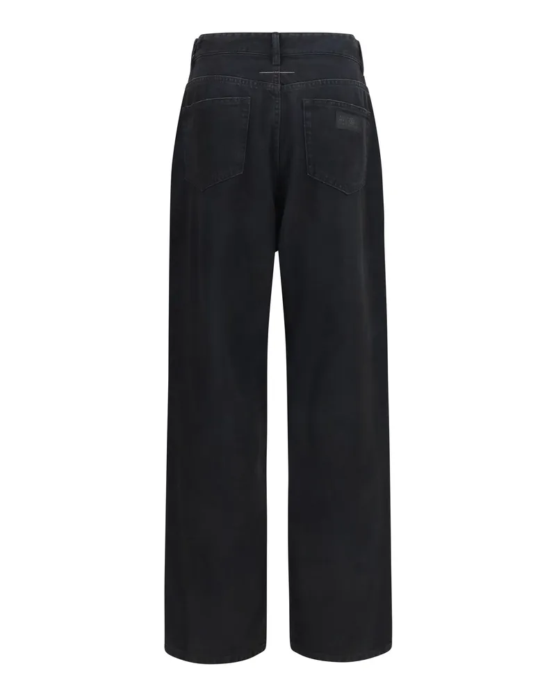 Maison Margiela Stretch Cotton Jeans — Black Black