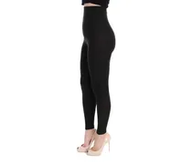 Women Gray Cashmere Stretch Tights Clothing