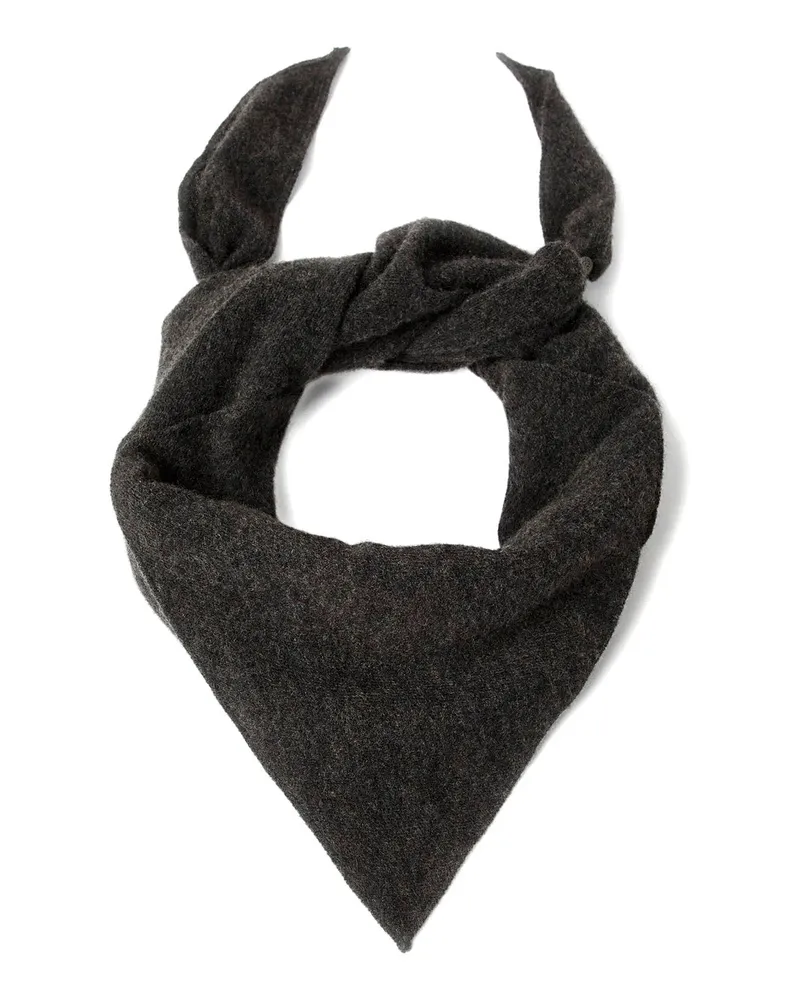 Brunello Cucinelli Cashmere With Monili Beading Scarf — Black Black