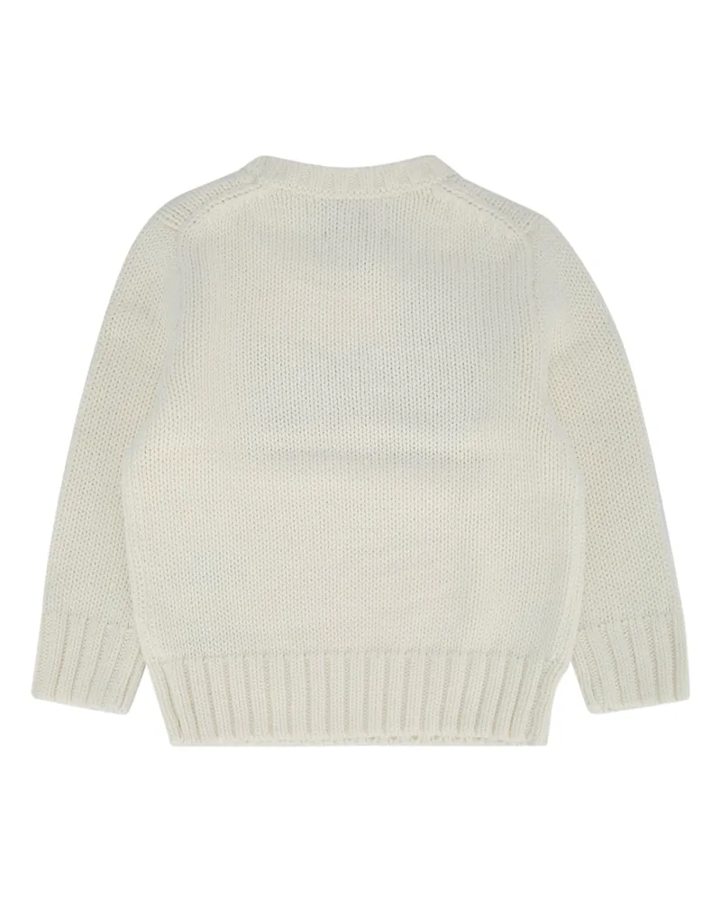 Ralph Lauren Boys' Sweater Nevis Cotton Felpe Cream