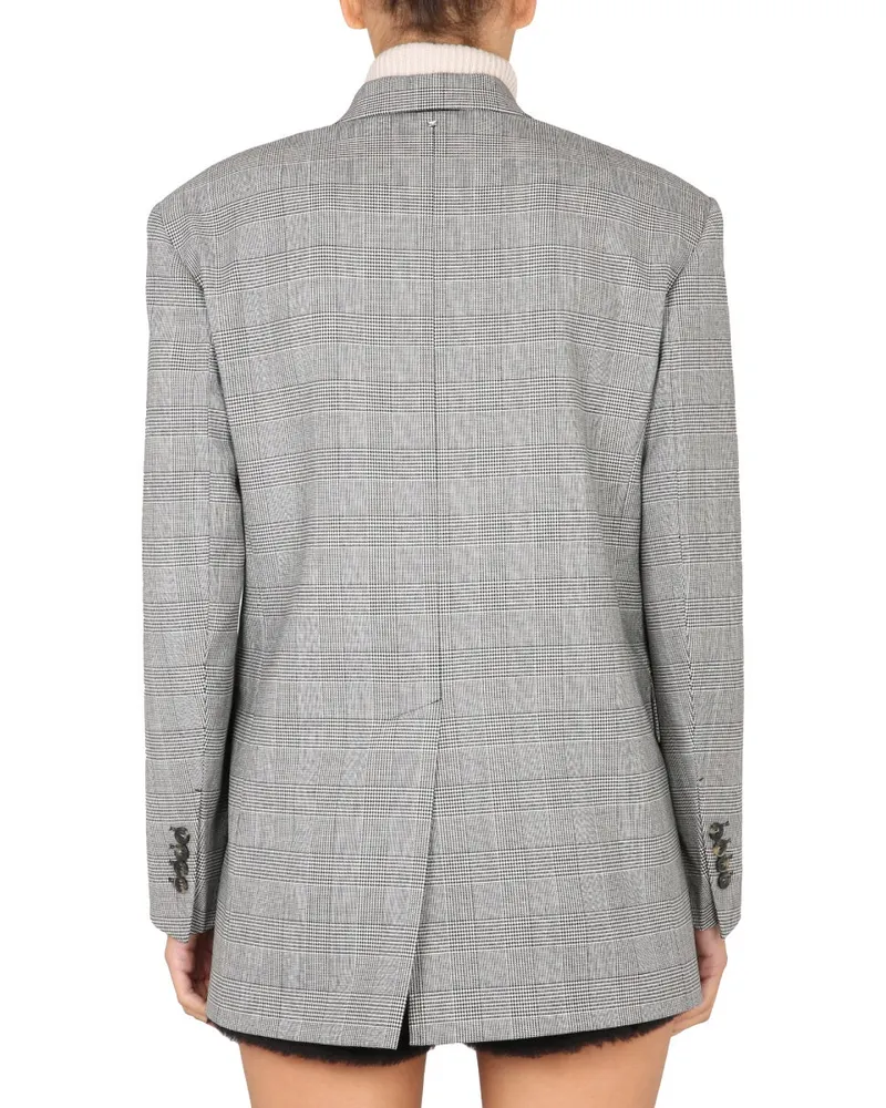 Max Mara Double-Breasted Blazer — Black Black