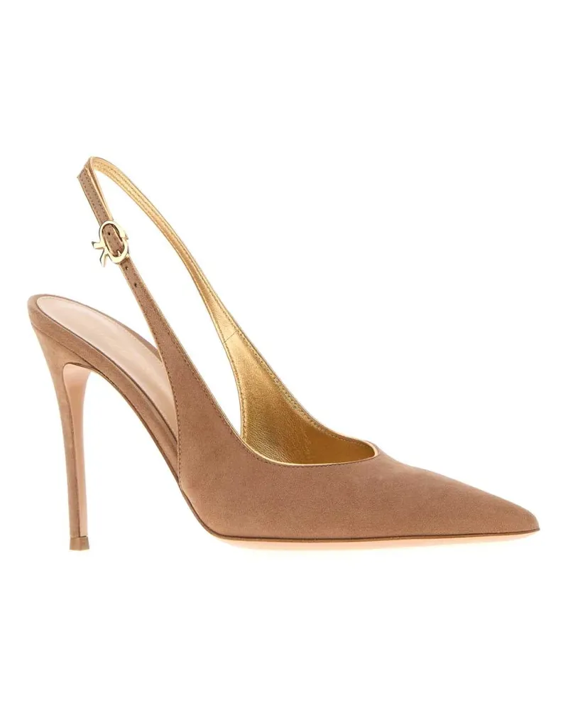 Gianvito Rossi G9553295ricxck Prme Pralinemekong Scarpe Con Tacco High Heel Shoes Beige