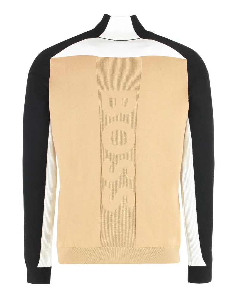HUGO BOSS Men's Multicolor Cotton Sweater Multicolor