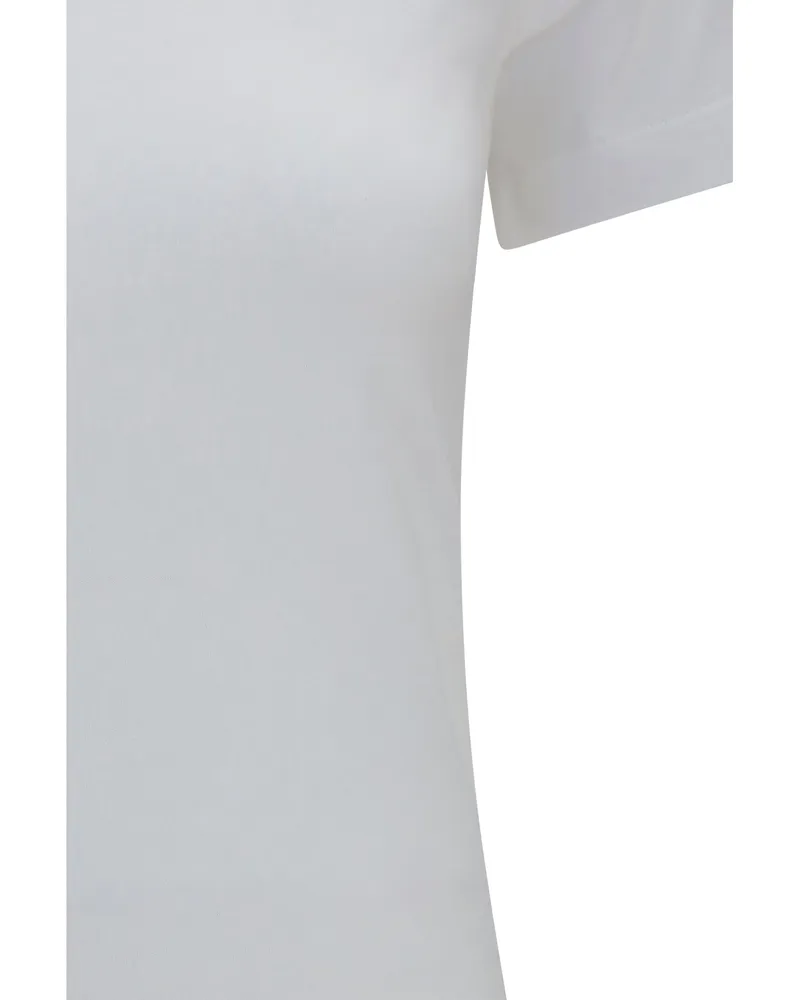 Totême Women's T-Shirt V-Neck Cotton Optic White T-Shirts & Jerseys White