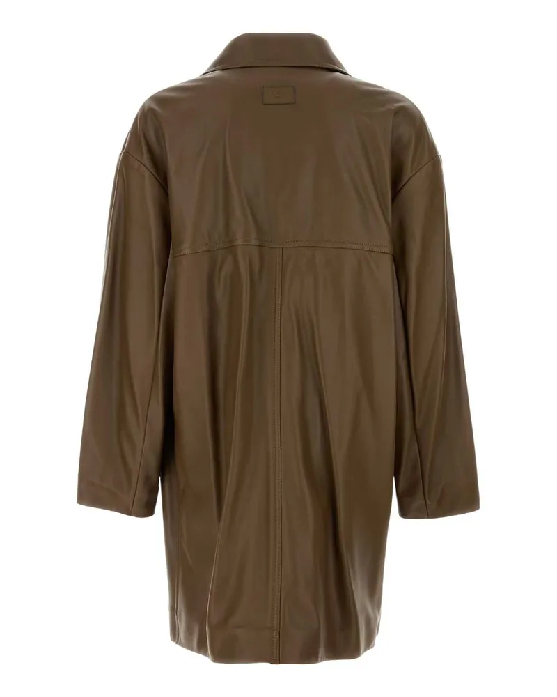 Fendi Pecan Coat Brown