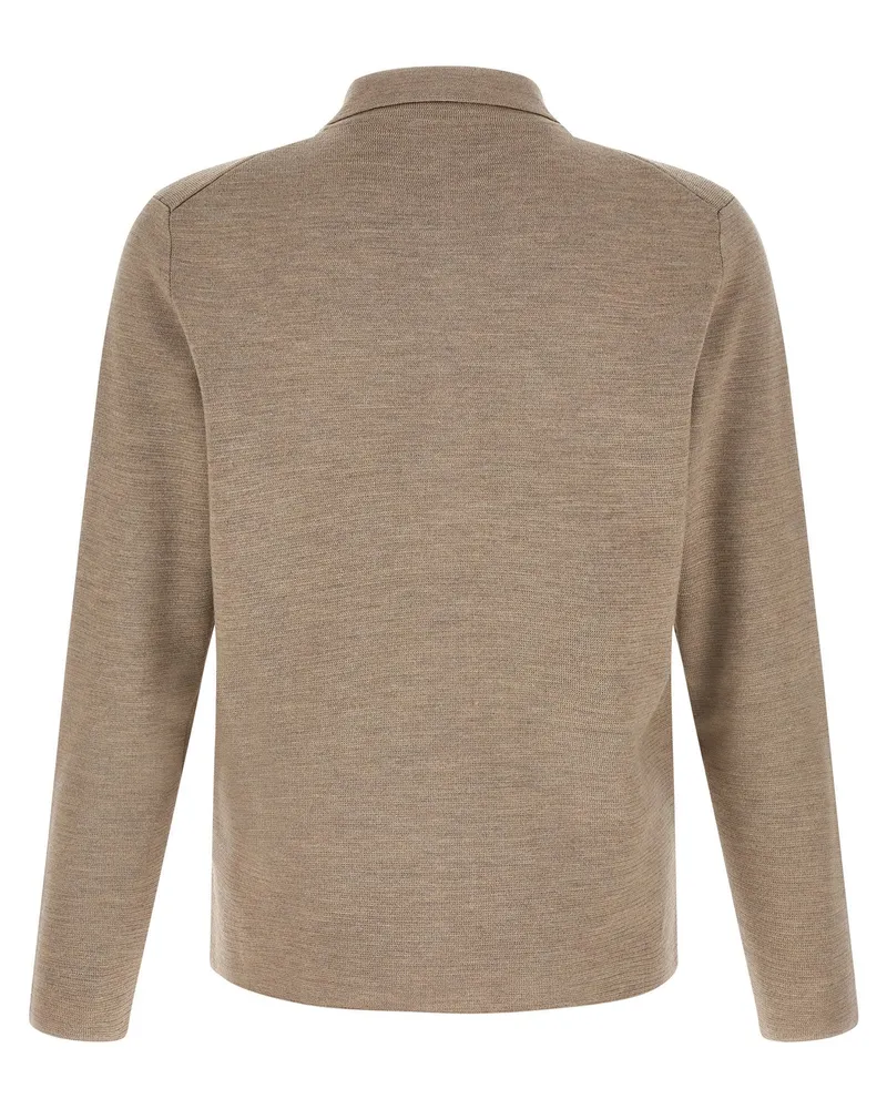 Zanone Saharan Cardigan — Beige Beige