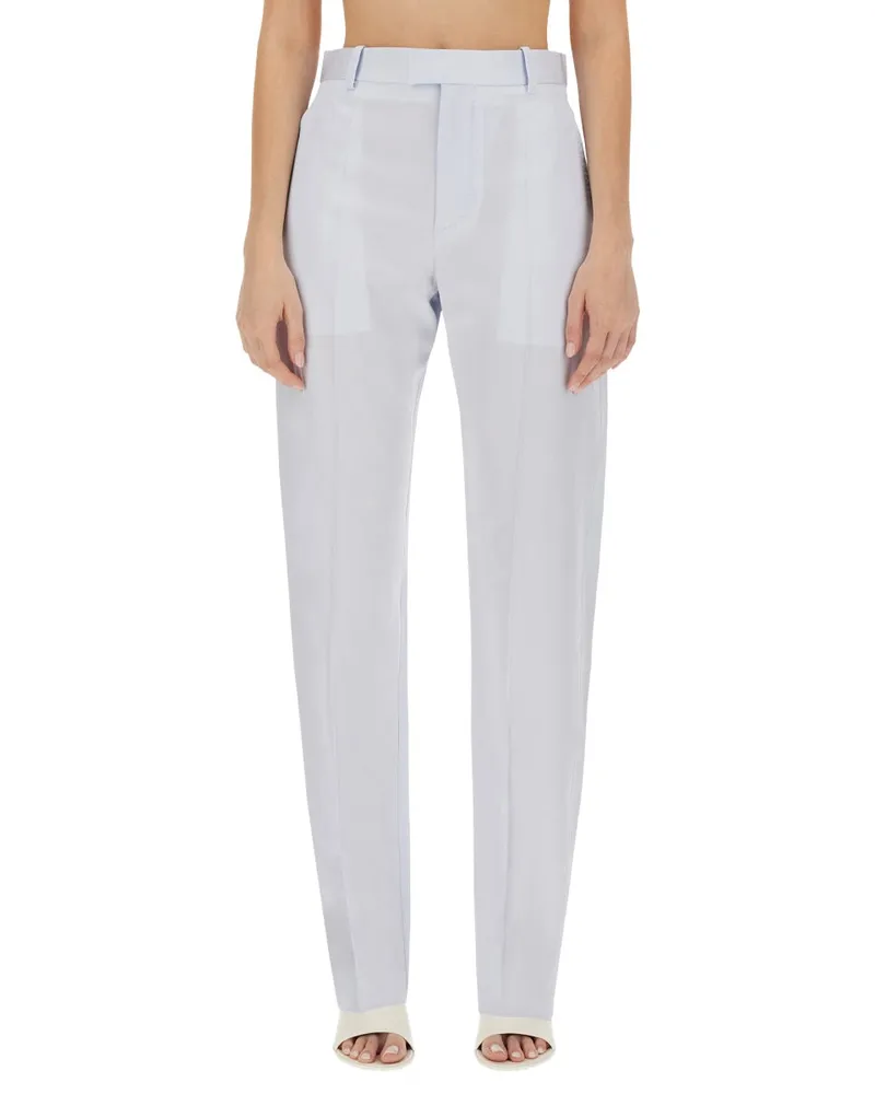 Bottega Veneta Wide-Leg Viscose Trousers — Multicolor Multicolor