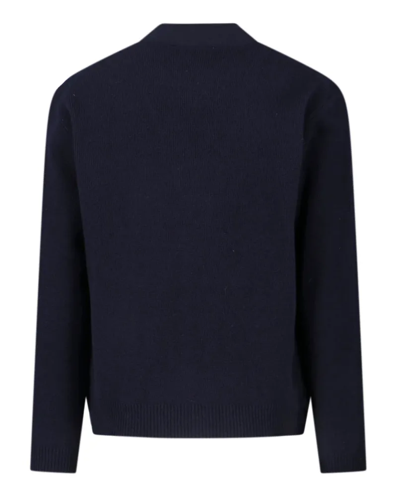 Kitsuné Men's Sweaters Blue Wool Navy