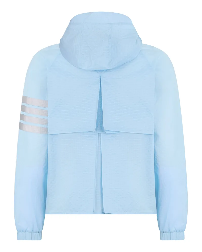 Thom Browne Women's Light Ripstop Jacket Blue Polyamide Trench & Raincoats Blue