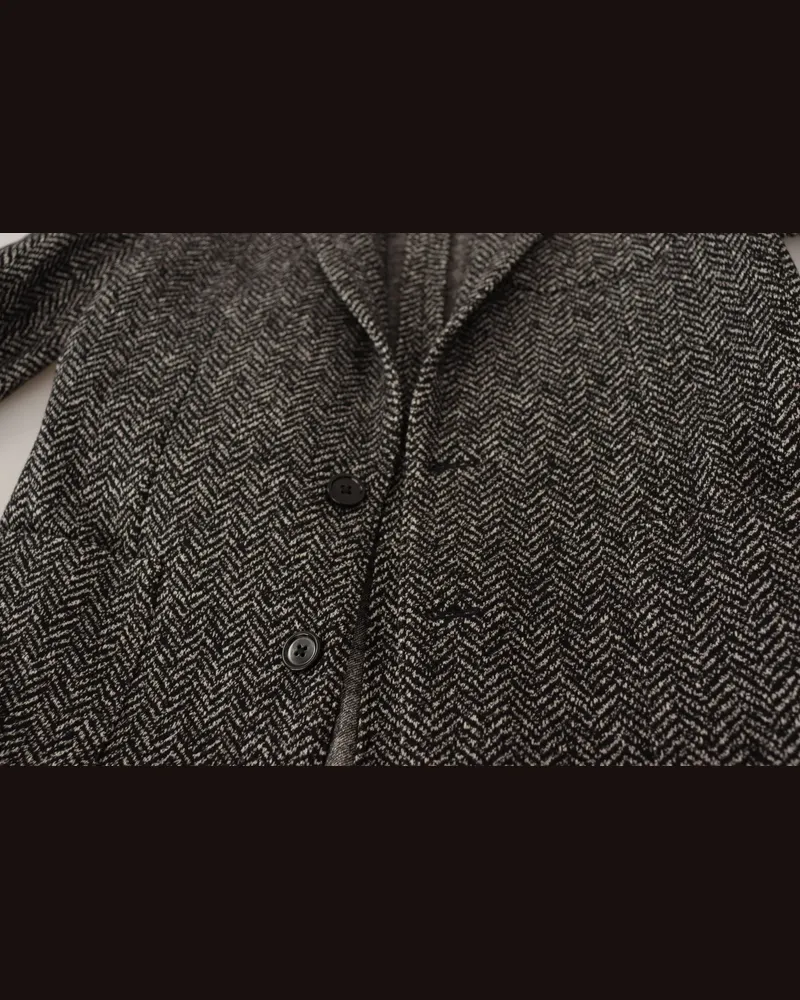 Dolce & Gabbana Men's Gray Cotton Single Breasted Fantasy Blazer Clothing Gray