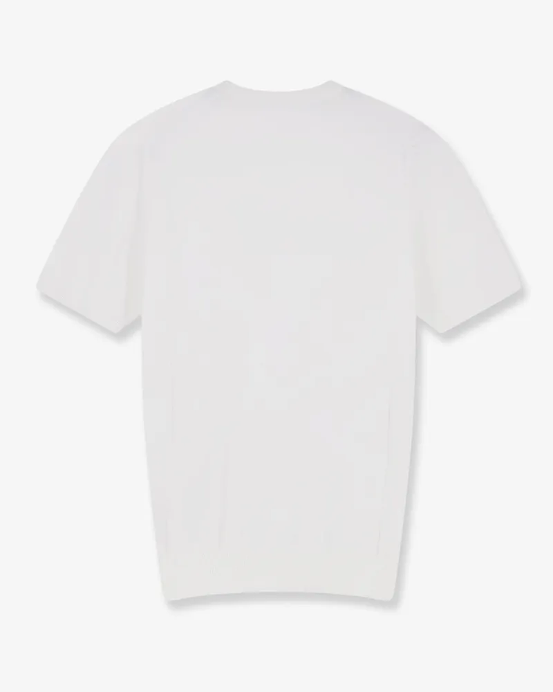 Alpha Studio Men's Sweater Cotton White White