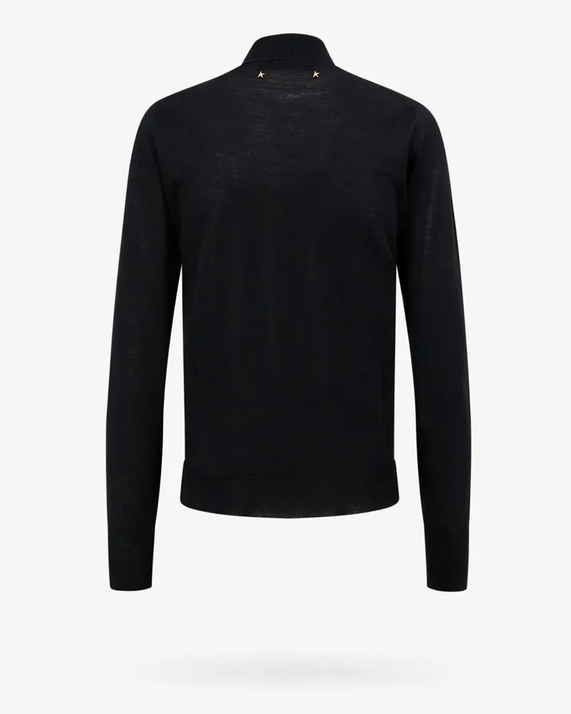 Golden Goose Women Dilara Virgin Wool Turtleneck Black Rib Rib: Sweater Black