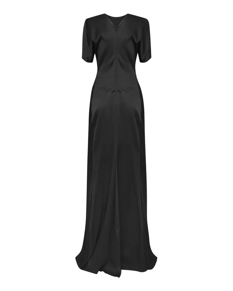 Victoria Beckham Women's Long Dress Isabella Black Black