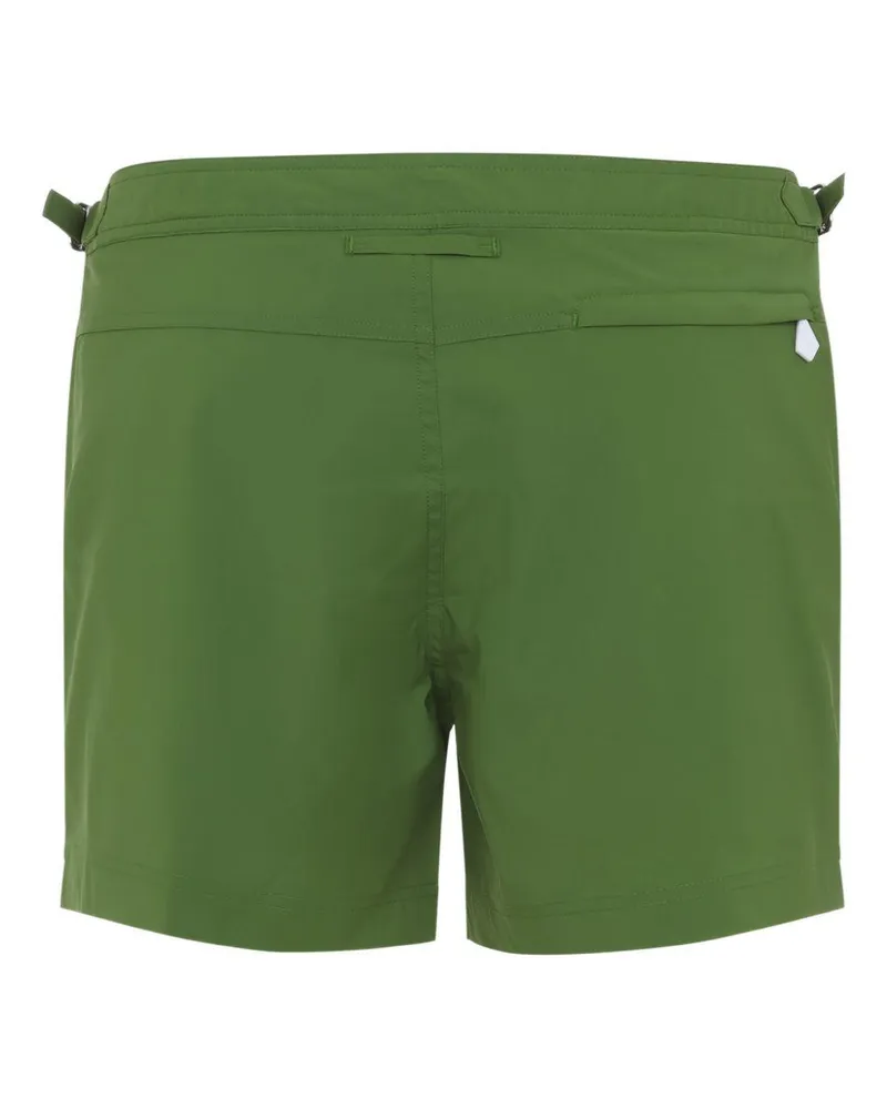Tom Ford Men's Swimsuit Olive Green Polyester Suits Green
